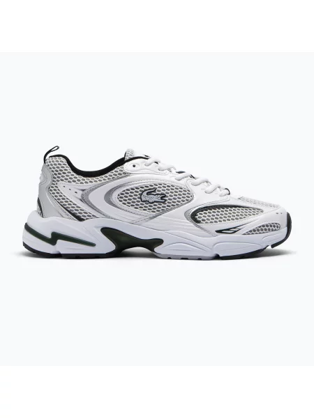 Pantofi sport pentru bărbați Lacoste Storm 96 white/dark green alb