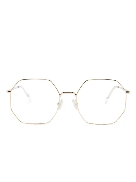 Ochelari de soare Isabel Marant Eyewear cu imprimeu geometric auriu