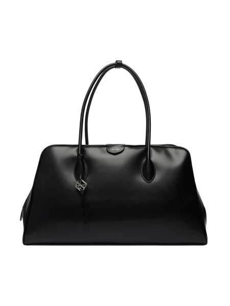 Geantă shopper Calvin Klein din piele negru