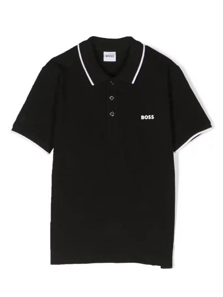 Koszulka polo dziecięca Bosswear czarna