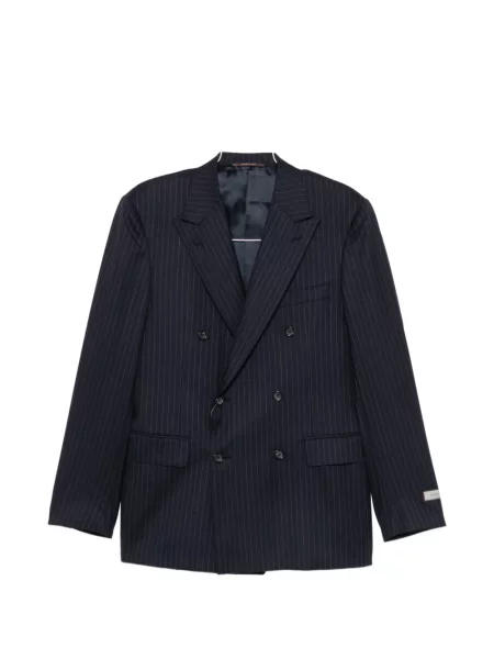 Costum Canali cu două rânduri de nasturi albastru