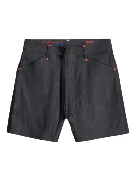 Pantaloni scurți Walter Van Beirendonck cu imagine albastru