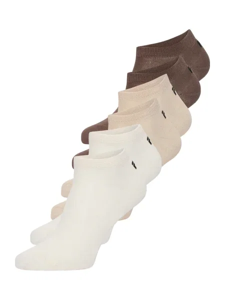 FILA Șosete bej / maro / negru / natural alb