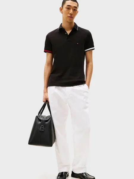 Поло Tommy Hilfiger черное