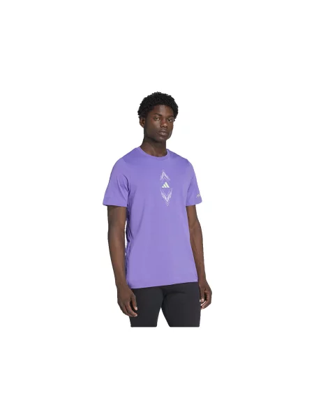 Tričko Adidas fialová