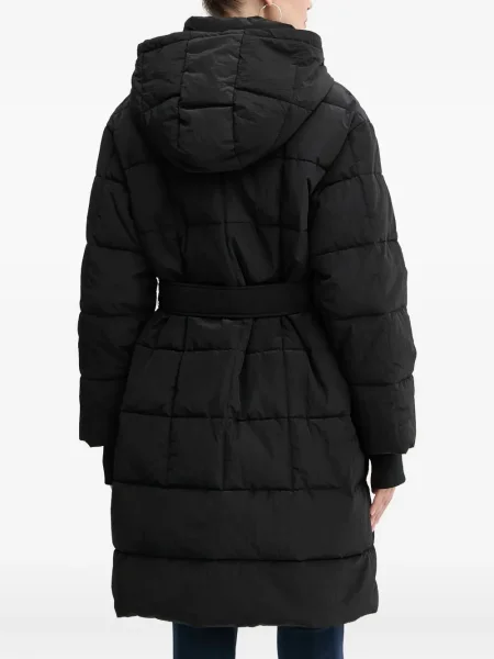 Palton Armani Exchange cu glugă negru