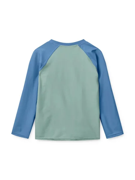 Liewood plážové tričko s dlouhým rukávem Noah Placement Longsleeve Swim Tee zelené