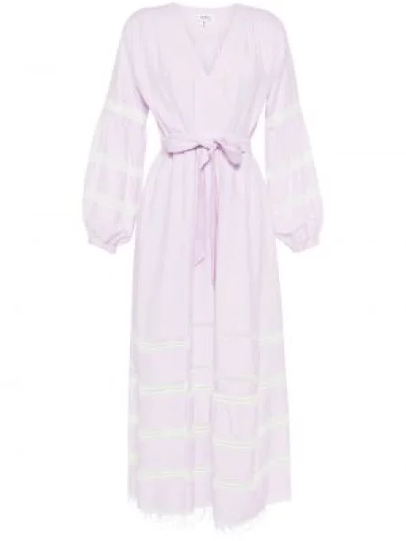 Maksi sukienka maxi Lemlem garniturowa fioletowa