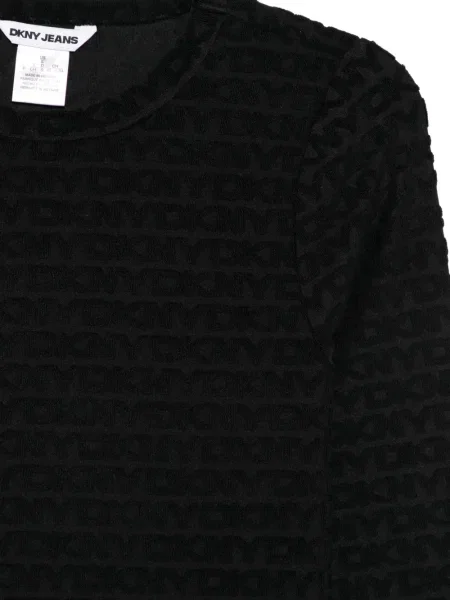 Tricou Dkny din jacard negru