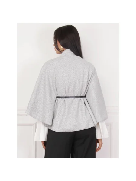 Palton La Modeuse gri
