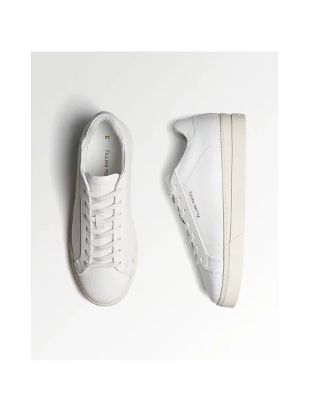 Trampki Filling Pieces skórzane białe