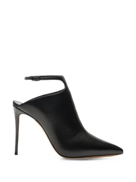 Papuci tip mules Casadei din piele negru