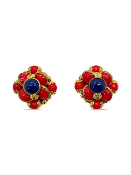Cercei Jennifer Gibson Jewellery cu mărgele auriu