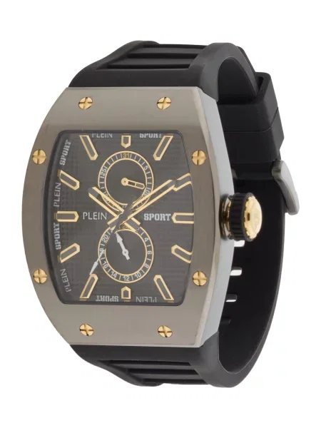Plein Sport Analogové hodinky tmavě šedá černá