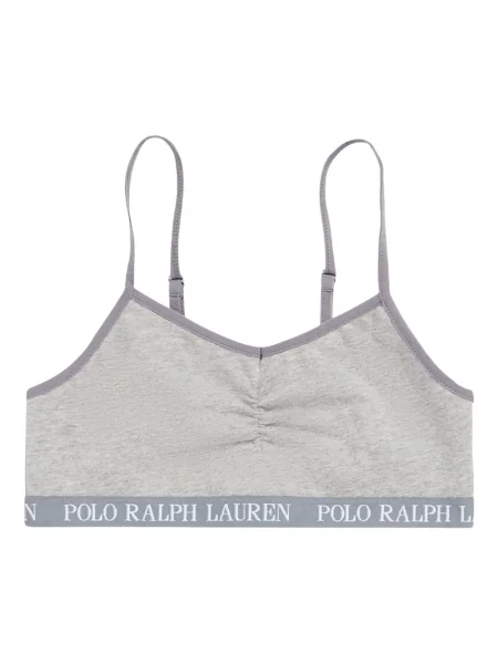 Sutien bralette copii Polo Ralph Lauren alb