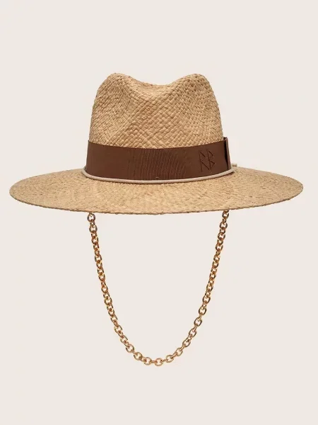 RUSLAN BAGINSKIY Klobuk Fedora Hat bež