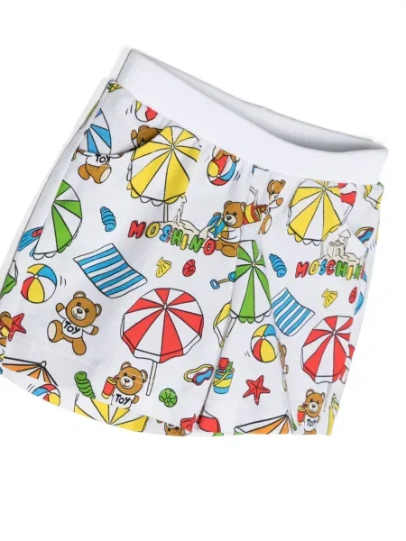 Szorty dziecięce Moschino niebieskie