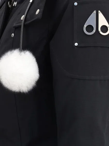 Geacă parka Moose Knuckles cu glugă negru