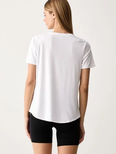Skechers T-shirt treningowy GODRI biała