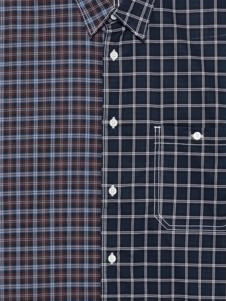 Košulja Comme Des Garçons Homme karirana plava