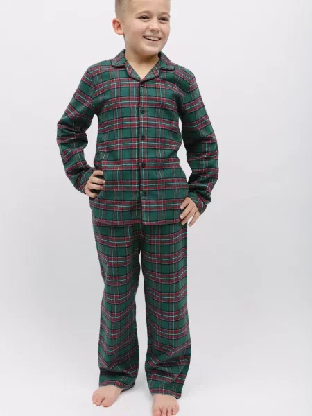 Детская пижама Cyberjammies зеленая