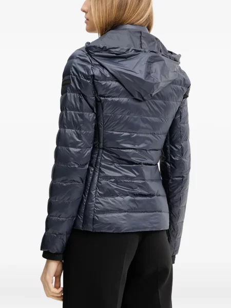 Geacă Armani Exchange cu glugă albastru