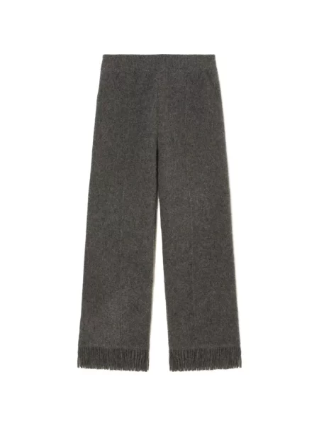 Pantaloni Alanui cu franjuri gri