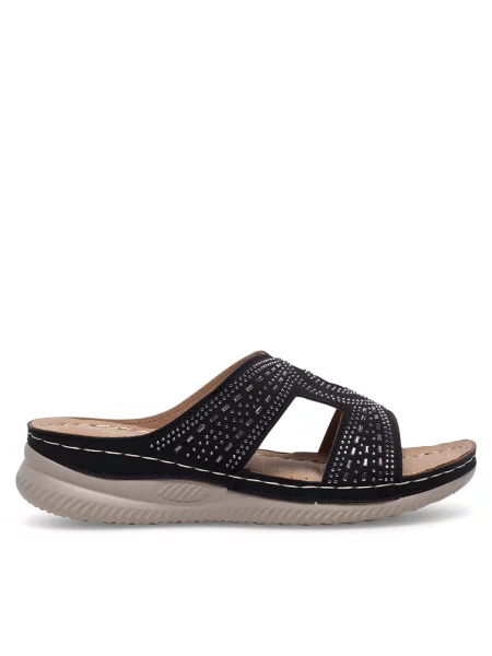 Шлепанцы Clara Barson черные