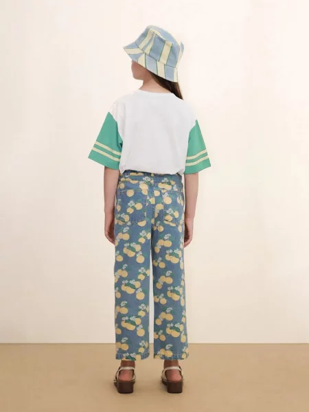 Tinycottons Дитячі джинси ORANGES DENIM JEANS