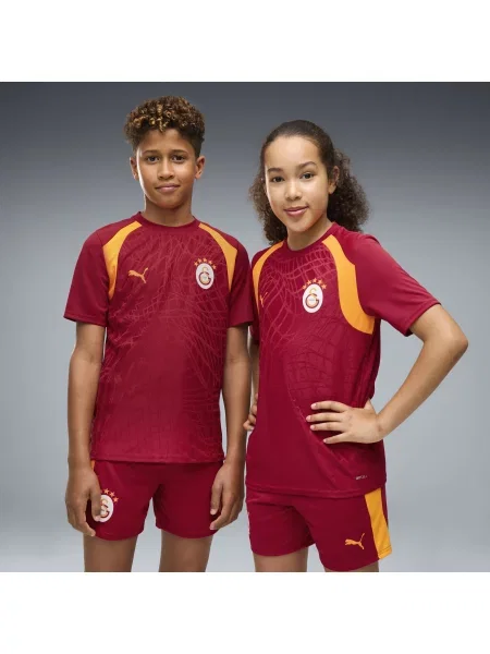 PUMA Galatasaray S.K. Młodzieżowa koszulka treningowa Akcesoria czerwony