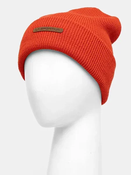Шапка LA Sportiva Boulder з товстого трикотажу вовна помаранчевий