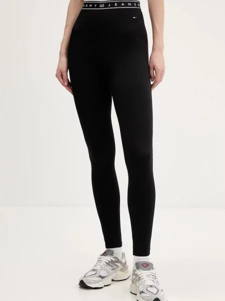 Tommy Jeans legginsy czarne