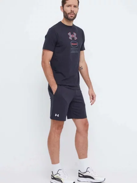 Fleecové šortky Under Armour čierna