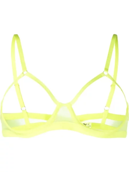 Sutien Maison Close transparente galben
