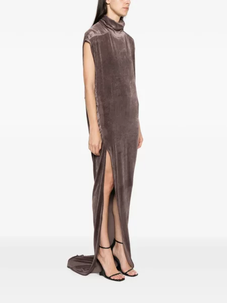 Μάξι φόρεμα Rick Owens πράσινο