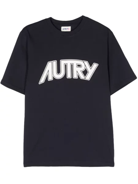 Tricou Autry cu imagine albastru