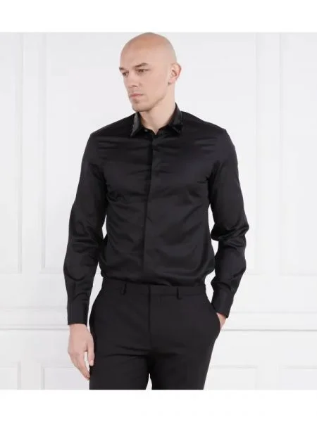 Emporio Armani Cămașă negru