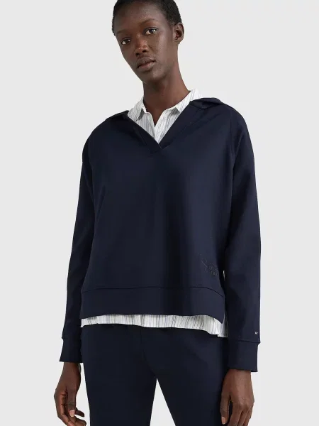 Толстовка Tommy Hilfiger синя