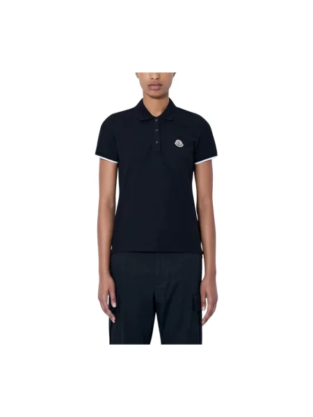 Koszulka polo Moncler czarna