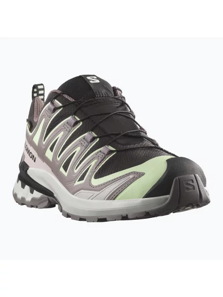 Кросівки для бігу Salomon XA PRO 3D V9 GTX black/patina green/gray violet чорні