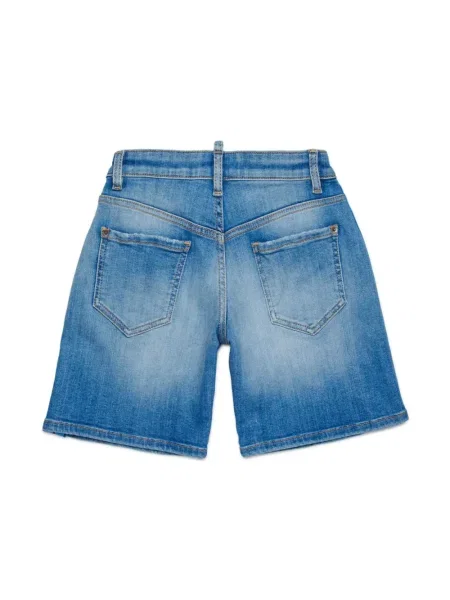 Szorty jeansowe dziecięce Dsquared2 niebieskie