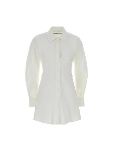 Sukienka koszulowa Alexander Wang biała