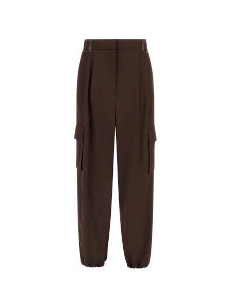 Pantaloni cargo Herno conici maro