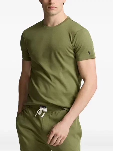 Boxeri Polo Ralph Lauren plisat cu broderie din piele gri