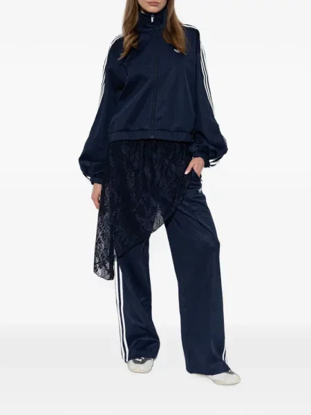 Hanorac Adidas cu broderie retro alb