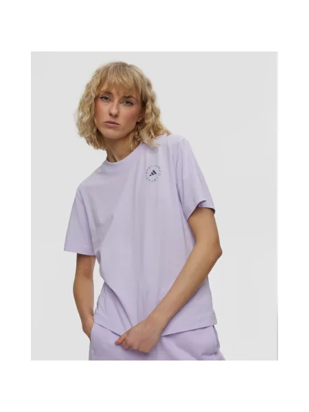 Koszulka Adidas By Stella Mccartney fioletowa