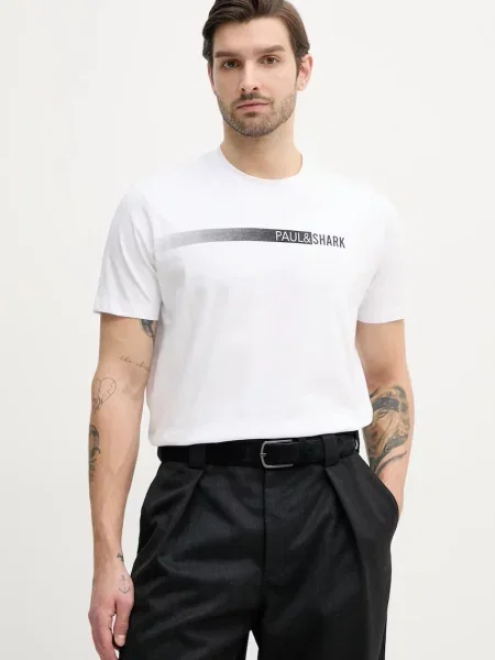 Kratka majica Paul&Shark bela
