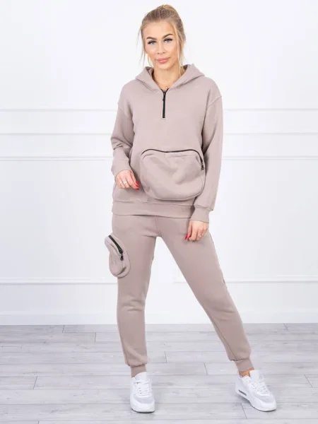 Geacă Kesi cu buzunare decorative bej