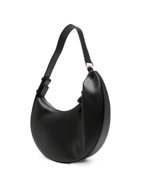 Kožená kabelka Emporio Armani černá