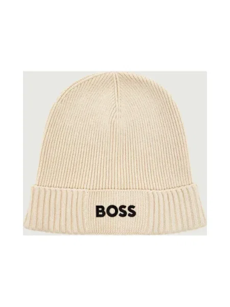 BOSS GREEN Căciulă Asic_Beanie-X cu adaos de lână bej